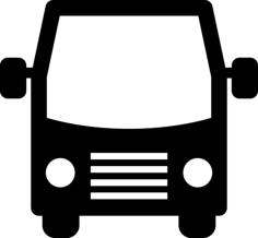Bus Front Sticker Svg Vector, Free Vectors File